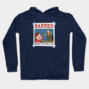 Banned From Petting Zoo Hoodie